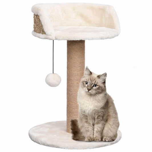 “49 cm Luxe Kattenboom met Krabpaal – Stabiel & Stijlvol voor Katten”