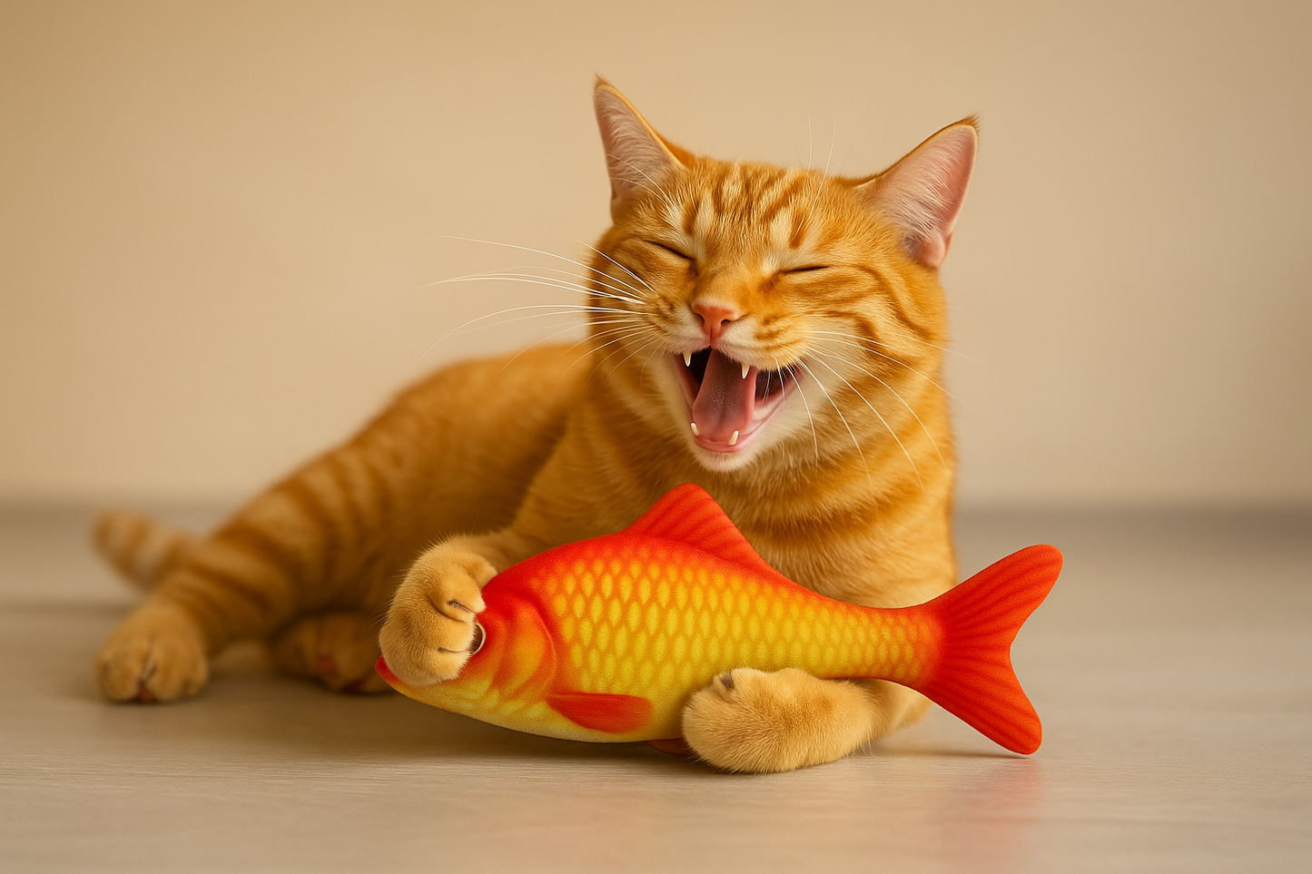 LumaPets™ Electric Jumping Fish Toy – Interactive Cat Play