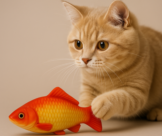 LumaPets™ Electric Jumping Fish Toy – Interactive Cat Play